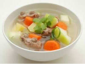 Canh đu đủ sườn non