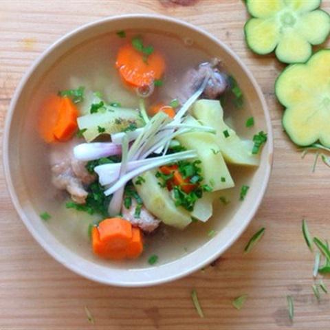 Cách làm canh đu đủ thịt gà