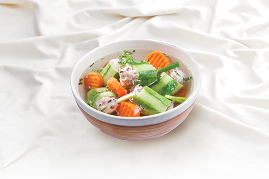 Canh dưa leo nhồi thịt