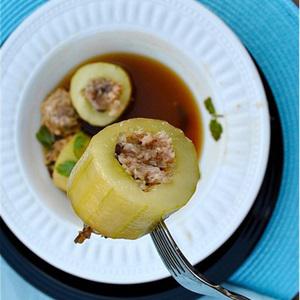 Cách làm canh dưa leo nhồi thịt