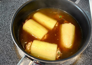 Canh dưa leo nhồi thịt