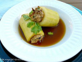 Canh dưa leo nhồi thịt