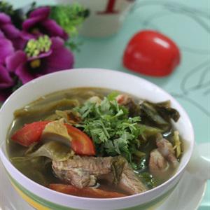 Cách làm canh dưa nấu sườn