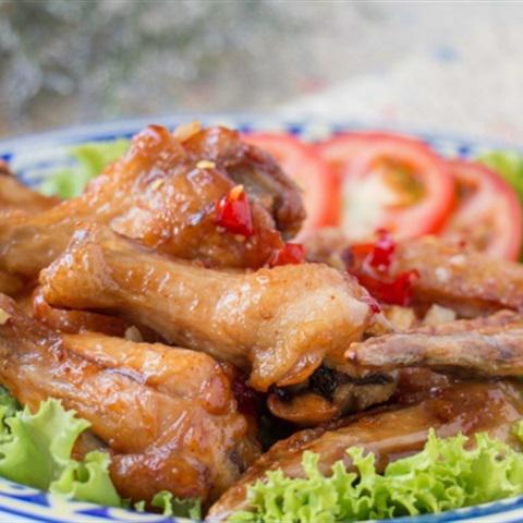 Cách làm cánh gà chiên mặn