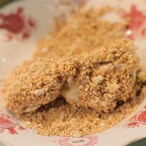 Cách làm cánh gà chiên mè