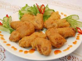 Cánh gà chiên xốt BBQ