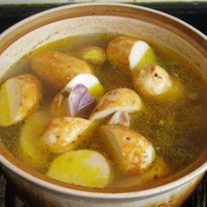 Cách làm canh gà hầm khoai môn