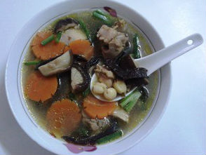 Canh gà nấm hương