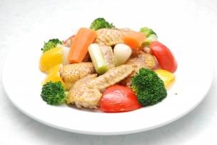 Cánh gà nướng giấm đen