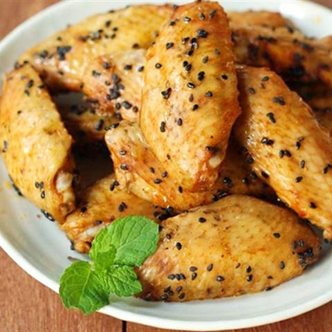 Cách làm cánh gà nướng mè đen