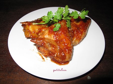 Cánh gà nướng tương - mật ong