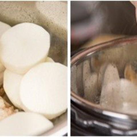 Cách làm cánh gà om củ cải