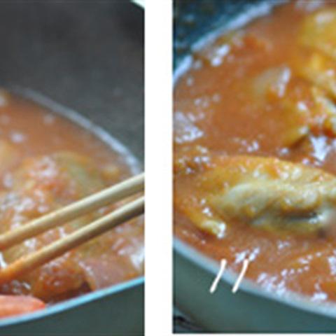 Cách làm cánh gà rim cà chua