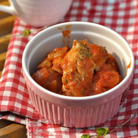 Cách làm cánh gà rim cà chua