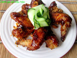 Cánh gà sốt dầu hào