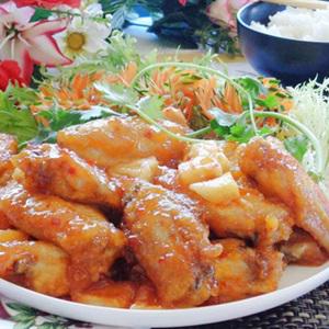 Cách làm cánh gà xào thơm