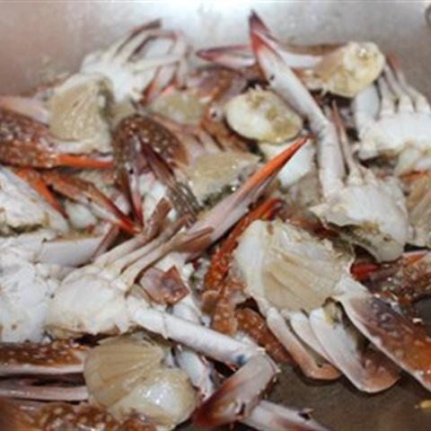 Cách làm canh ghẹ nấu rau muống 