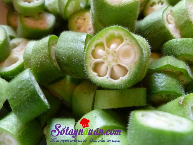 Canh giá đỗ đậu bắp