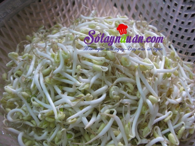 Canh giá đỗ đậu bắp