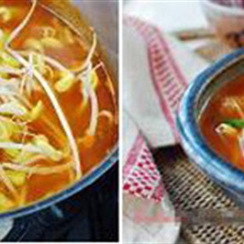 Cách làm canh giá đỗ kim chi