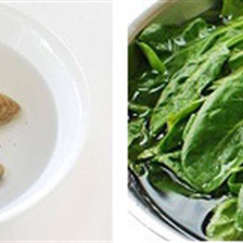 Cách làm canh giá đỗ nấu cải bó xôi