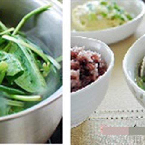 Cách làm canh giá đỗ nấu cải bó xôi