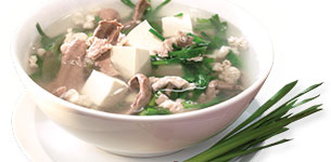 Canh hẹ nấu thịt