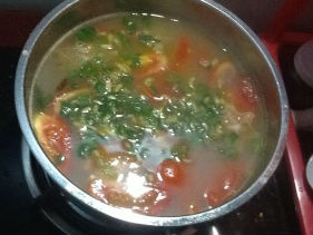 Canh hến nấu khế