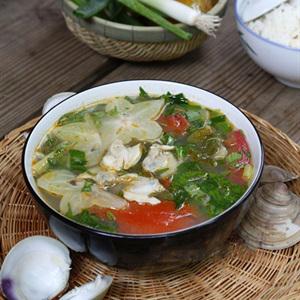 Cách làm canh khế nấu nghêu