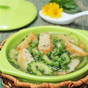 Cách làm canh khổ qua chả cá