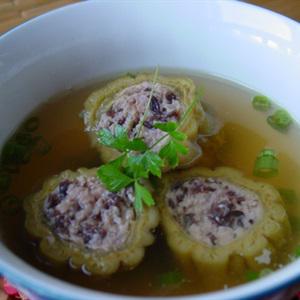 Cách làm canh khổ qua dồn thịt