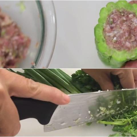 Cách làm canh khổ qua nhồi thịt ngày Tết