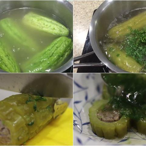 Cách làm canh khổ qua nhồi thịt ngày Tết