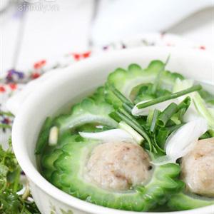 Cách làm canh khổ qua với cá thác lác