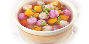 Canh khoai mỡ thịt bằm