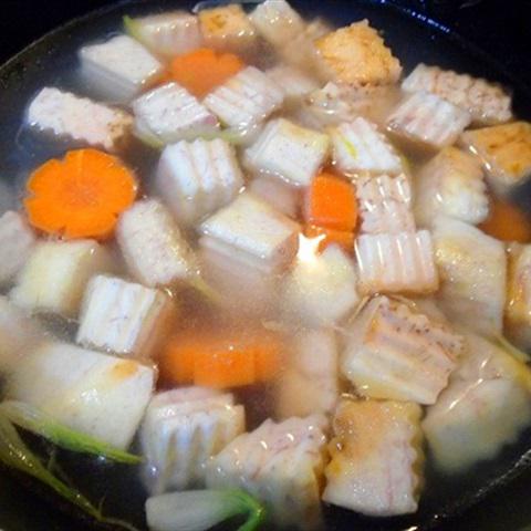 Cách làm canh khoai nấu thịt viên