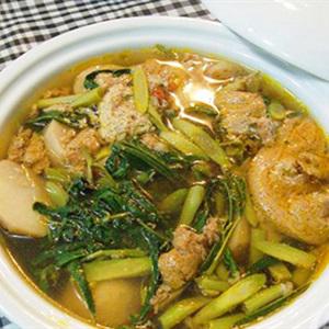 Cách làm canh khoai rau nhút