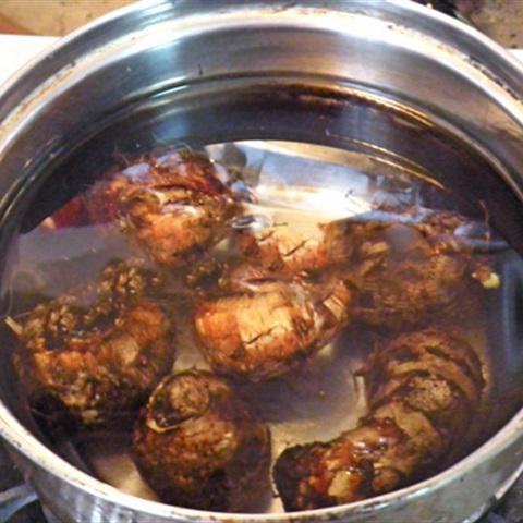 Cách làm canh khoai sọ nấu tôm khô