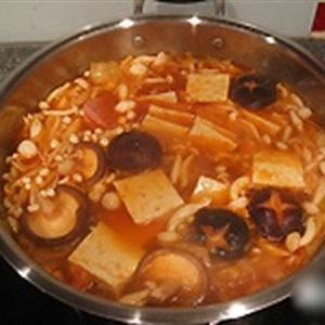 Cách làm canh kim chi nấu đậu hũ