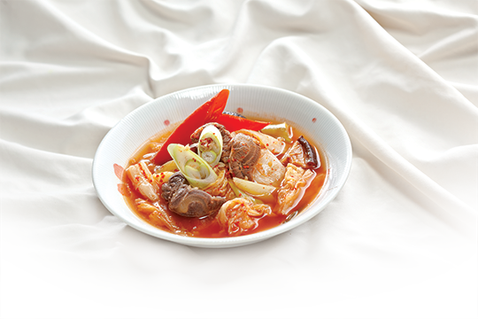 Canh kim chi thịt bò