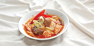 Canh kim chi thịt bò