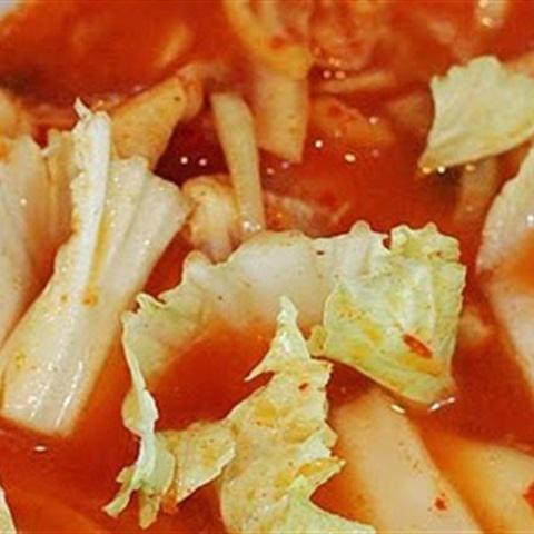 Cách làm canh kimchi