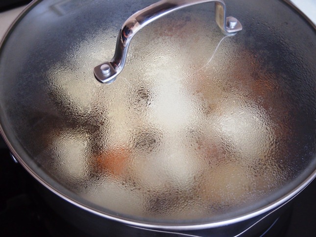 Canh lẩu chay sữa đậu nành ngũ sắc thanh đạm