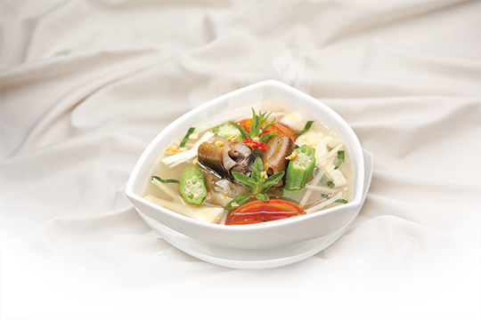 Canh lươn bồn bồn