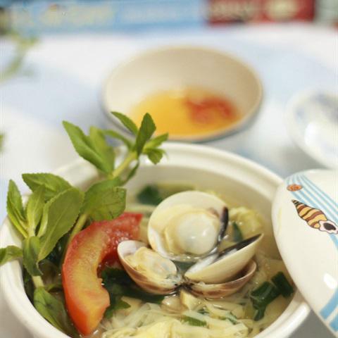 Cách làm canh măng nấu ngao
