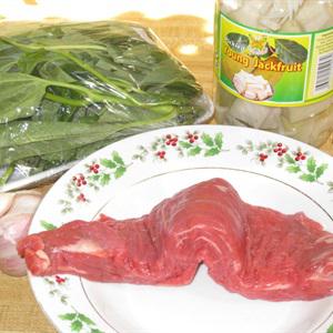 Cách làm canh mít non nấu lá lốt