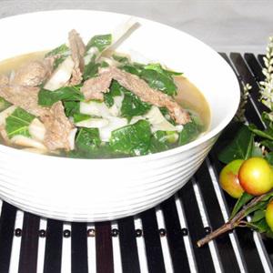 Cách làm canh mít non nấu lá lốt