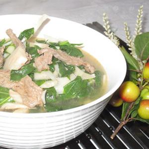 Cách làm canh mít non nấu lá lốt