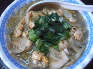 Canh Mít non nấu tôm