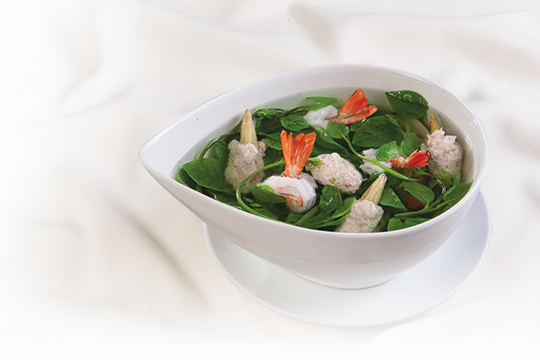 Canh mồng tơi bắp nụ